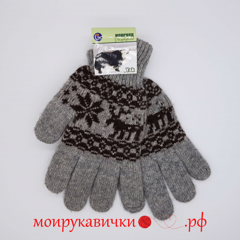 Шерстяные перчатки Звезда в небе