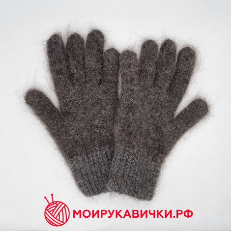 Пуховые перчатки Графит