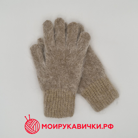 Пуховые перчатки Лен