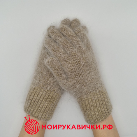 Пуховые перчатки Лен