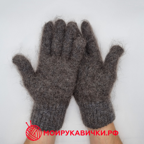 Пуховые перчатки Графит