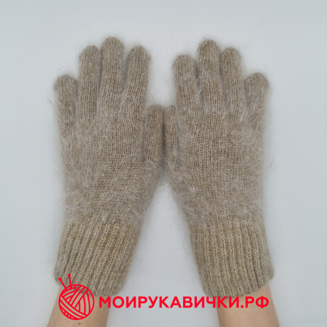 Пуховые перчатки Лен