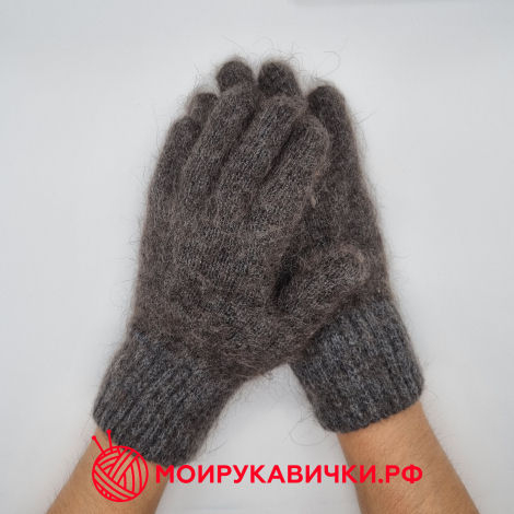 Пуховые перчатки Графит