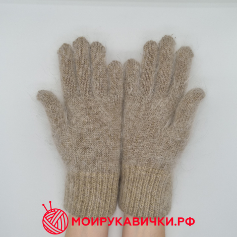 Пуховые перчатки Лен