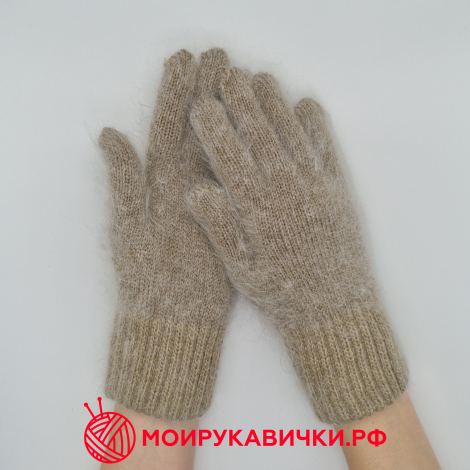 Пуховые перчатки Лен