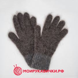 Пуховые перчатки Графит