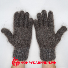 Пуховые перчатки Графит